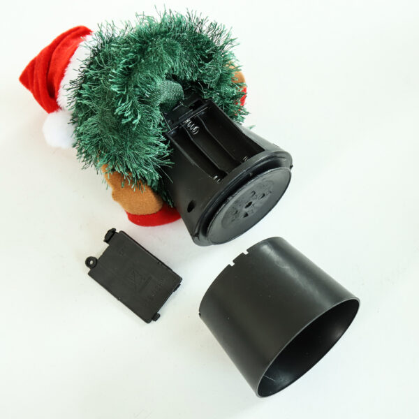 New Electric Toy Electric Plush Toy Doll Funny Cute Green Electronic Xmas Tree Musical Santa Claus Toy Christmas Decoration - Image 2