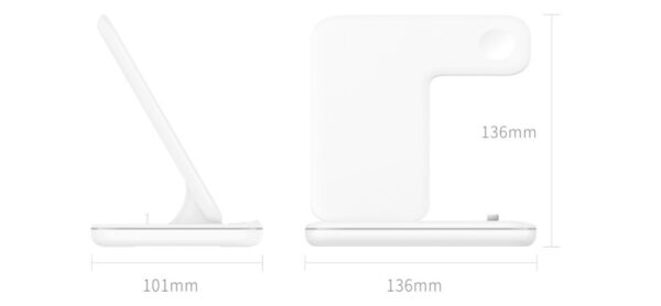 Compatible Mobile Phone Watch Earphone Wireless Charger 3 In 1 Wireless Charger Stand - Image 4