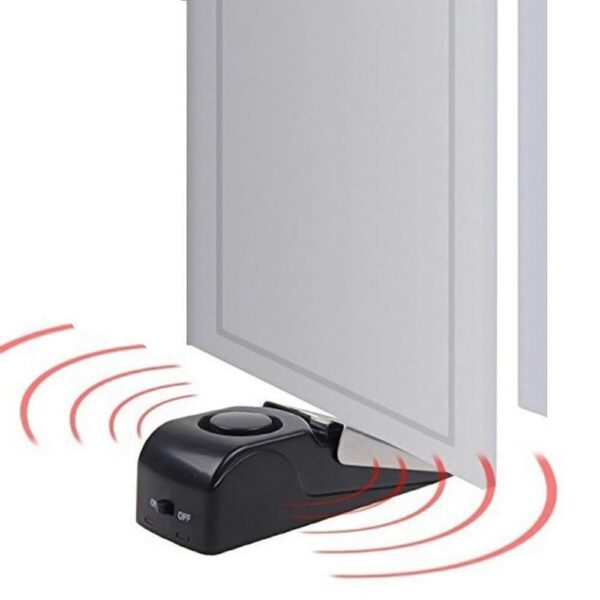 Electronic Burglar Alarm Intelligent Home Security Wedge Door Stop Alarm System Device Hotel Intruder Alert Detection - Image 6