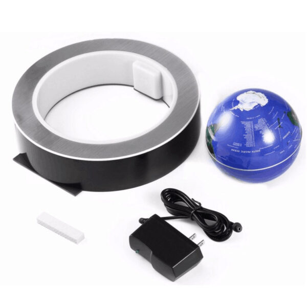 Round LED World Map Floating Globe Magnetic Levitation Light Anti Gravity Magic - Image 3