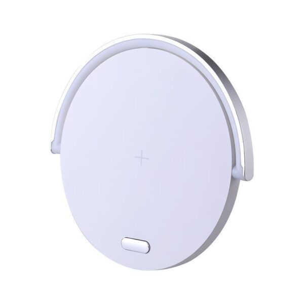 10w Wireless Charger Block Holder For Smart Phone Foldable Fast Charging Table Phone Stand Support With Led Table Lamp Portable - Image 8