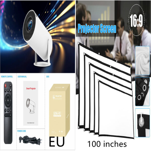HY300 Pro Projector Home Theater Entertainment Portable Small Projector - Image 10