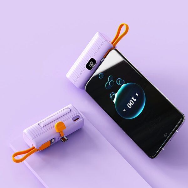 Power Bank Compact Portable Capsule Power Bank - Image 2